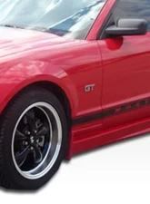 2005-2009 Ford Mustang Duraflex Racer Side Skirts Rocker Panels - 2 Piece                                     - 100650 - Image 2