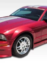 2005-2009 Ford Mustang Duraflex Racer Side Skirts Rocker Panels - 2 Piece                                     - 100650 - Image 3