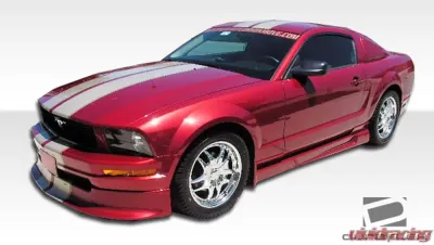 2005-2009 Ford Mustang Duraflex Racer Side Skirts Rocker Panels - 2 Piece - 100650