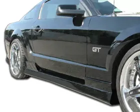 2005-2014 Ford Mustang Duraflex Stallion Side Skirts Rocker Panels - 2 Piece