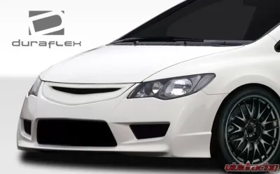 2006-2011 Honda Civic 4DR Duraflex JDM Type R Front End Conversion Kit - 5 Piece - 107959