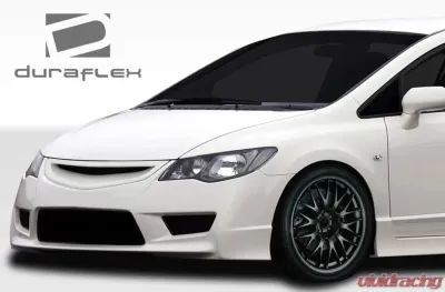 2006-2011 Honda Civic 4DR Duraflex JDM Type R Front End Conversion Kit - 5 Piece - 107959