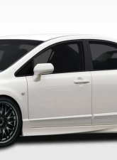 2006-2011 Honda Civic 4DR Duraflex JDM Type R Conversion Side Skirts Rocker Panels - 2 Piece                                     - 107737 - Image 2