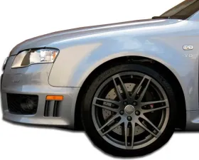 2006-2008 Audi A4 S4 B7 4DR Duraflex RS4 Wide Body Front Fenders - 2 Piece
