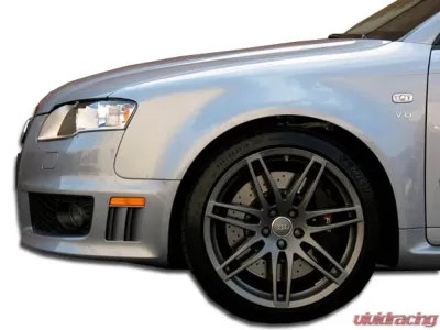 2006-2008 Audi A4 S4 B7 4DR Duraflex RS4 Wide Body Front Fenders - 2 Piece - 105320