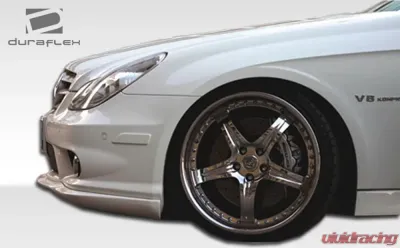 2006-2008 Mercedes CLS55 C219 W219 Duraflex CR-S Front Under Spoiler Air Dam Lip Splitter - 1 Piece (will only fit AMG sport models) - 107151