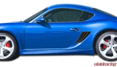 2006-2012 Porsche Cayman 2005-2012 Porsche Boxster Eros Version 1 Side Skirts Rocker Panels - 2 Piece - 107255