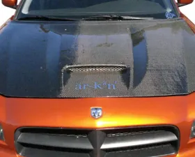 2006-2010 Dodge Charger Carbon Creations SRT Look Hood - 1 Piece
