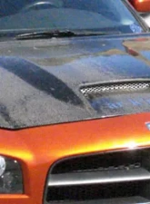 2006-2010 Dodge Charger Carbon Creations SRT Look Hood - 1 Piece                                     - 104748 - Image 2