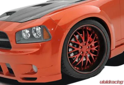2006-2010 Dodge Charger Couture Urethane Luxe Wide Body Front Fender Flares - 2 Piece - 104815
