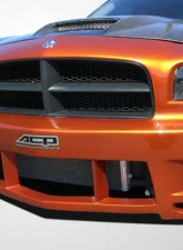 2006-2010 Dodge Charger Couture Urethane Luxe Wide Body Front Bumper Cover - 1 Piece                                     - 104812 - Image 3