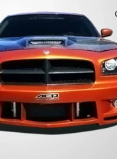 2006-2010 Dodge Charger Couture Urethane Luxe Wide Body Front Bumper Cover - 1 Piece                                     - 104812 - Image 4
