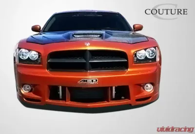 2006-2010 Dodge Charger Couture Urethane Luxe Wide Body Front Bumper Cover - 1 Piece - 104812