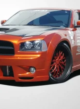 2006-2010 Dodge Charger Couture Urethane Luxe Wide Body Front Bumper Cover - 1 Piece                                     - 104812 - Image 5