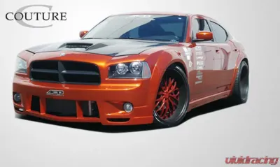 2006-2010 Dodge Charger Couture Urethane Luxe Wide Body Front Bumper Cover - 1 Piece - 104812
