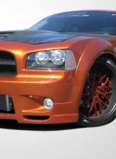 2006-2010 Dodge Charger Couture Urethane Luxe Wide Body Front Bumper Cover - 1 Piece                                     - 104812 - Image 6