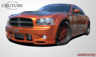 2006-2010 Dodge Charger Couture Urethane Luxe Wide Body Front Bumper Cover - 1 Piece - 104812