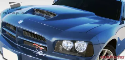 2006-2010 Dodge Charger Duraflex Ram Air Hood - 1 Piece - 104853