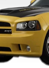 2006-2010 Dodge Charger Duraflex SRT Look Front Bumper Cover - 1 Piece                                     - 104850 - Image 4