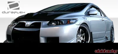 2006-2011 Honda Civic 2DR Duraflex GT500 Wide Body Front Bumper Cover - 1 Piece - 105246