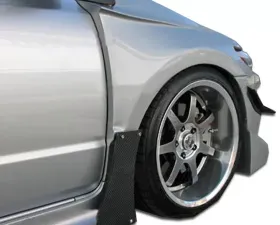 2006-2011 Honda Civic 2DR Duraflex GT500 Wide Body Front Fenders - 2 Piece