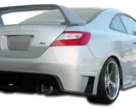 2006-2011 Honda Civic 2DR Duraflex GT500 Wide Body Rear Bumper Cover - 1 Piece