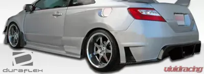 2006-2011 Honda Civic 2DR Duraflex GT500 Wide Body Rear Fender Flares - 2 Piece - 105249