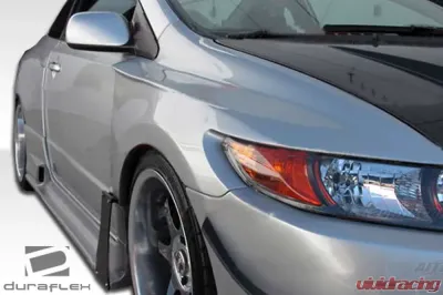 2006-2011 Honda Civic 2DR Duraflex GT500 Wide Body Kit - 8 Piece - 105297