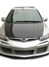 2006-2011 Honda Civic 2DR Duraflex Raven Front Bumper Cover - 1 Piece                                     - 103332 - Image 7