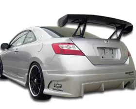 2006-2011 Honda Civic 2DR Duraflex Raven Rear Bumper Cover - 1 Piece