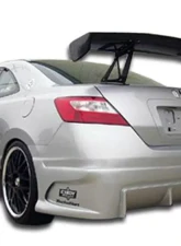 2006-2011 Honda Civic 2DR Duraflex Raven Rear Bumper Cover - 1 Piece                                     - 103333 - Image 4