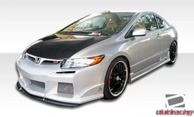 2006-2011 Honda Civic 2DR Duraflex Raven Side Skirts Rocker Panels - 2 Piece - 103334