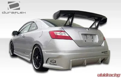 2006-2011 Honda Civic 2DR Duraflex Raven Side Skirts Rocker Panels - 2 Piece - 103334