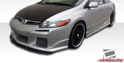 2006-2011 Honda Civic 2DR Duraflex Raven Side Skirts Rocker Panels - 2 Piece - 103334