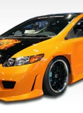 2006-2011 Honda Civic 2DR Duraflex Type M Front Bumper Cover - 1 Piece                                     - 103335 - Image 4