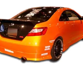 2006-2011 Honda Civic 2DR Duraflex Type M Rear Lip Under Spoiler Air Dam - 1 Piece