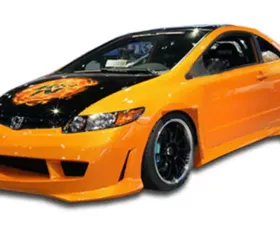 2006-2011 Honda Civic 2DR Duraflex Type M Side Skirts Rocker Panels - 2 Piece