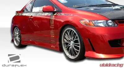 2006-2011 Honda Civic 2DR Duraflex Type M Side Skirts Rocker Panels - 2 Piece - 103337