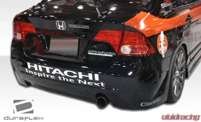 2006-2011 Honda Civic 4DR Duraflex B-2 Rear Bumper Cover - 1 Piece - 103520