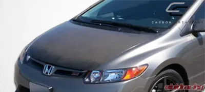 2006-2011 Honda Civic 4DR Carbon Creations OEM Look Hood - 1 Piece - 104107