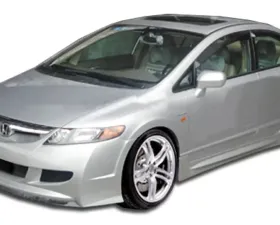 2006-2011 Honda Civic 4DR Duraflex R-Spec Front Bumper Cover - 1 Piece