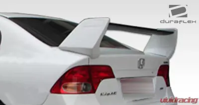 2006-2011 Honda Civic 4DR Duraflex R-Spec Wing Trunk Lid Spoiler - 1 Piece - 104431