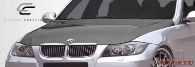2006-2008 BMW 3 Series E90 4DR Carbon Creations OEM Look Hood - 1 Piece - 106287