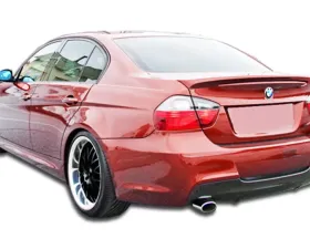 2006-2011 BMW 3 Series E90 4DR Duraflex M-Tech Rear Bumper Cover (single exhaust) - 1 Piece