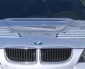 2006-2008 BMW 3 Series E90 4DR Duraflex GTR Look Hood - 1 Piece