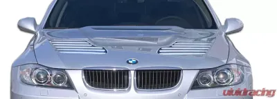 2006-2008 BMW 3 Series E90 4DR Duraflex GTR Look Hood - 1 Piece - 107178