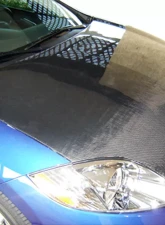 2006-2012 Mitsubishi Eclipse Carbon Creations OEM Look Hood - 1 Piece                                     - 103391 - Image 6