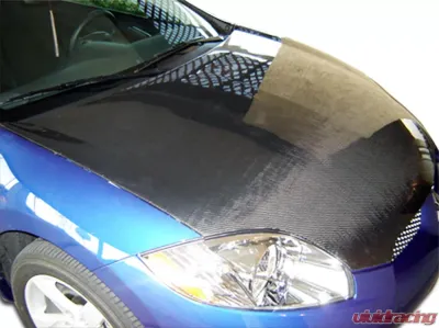 2006-2012 Mitsubishi Eclipse Carbon Creations OEM Look Hood - 1 Piece - 103391