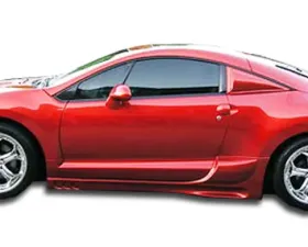 2006-2012 Mitsubishi Eclipse Duraflex Racer Side Skirts Rocker Panels - 2 Piece