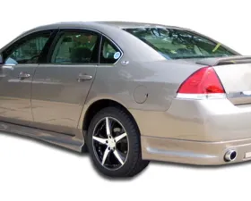 2006-2013 Chevrolet Impala Duraflex Racer Rear Lip Under Spoiler Air Dam - 1 Piece